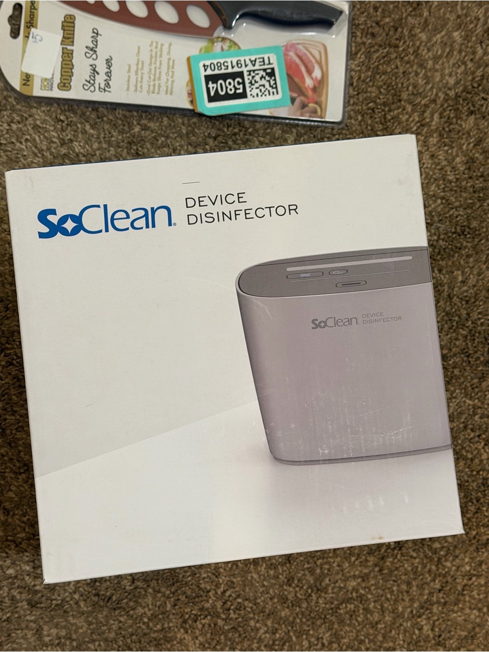 SoClean Device Disinfector in Light Gray